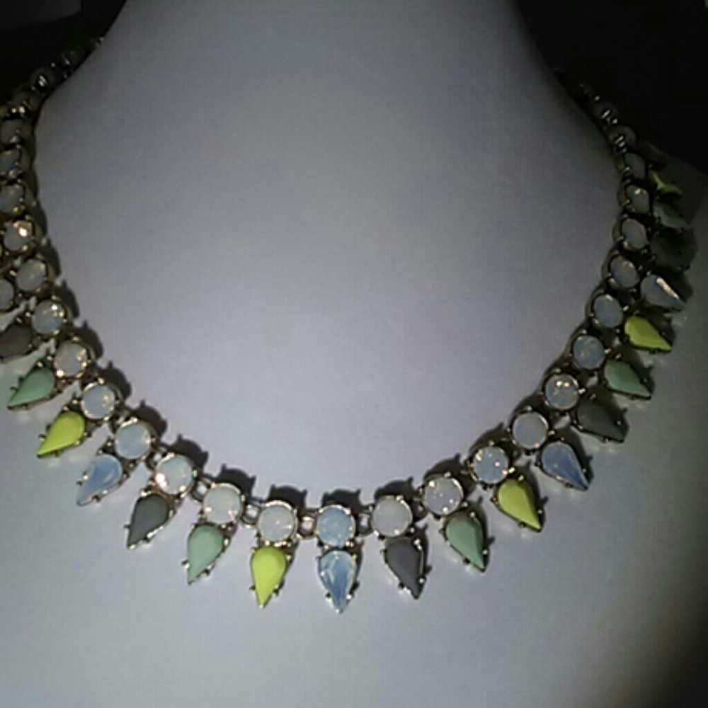 J. Crew crystal collar necklace 18 inches